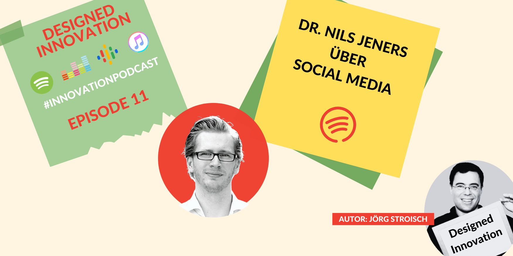 Dr. Nils Jeners, Innovationscoach, beschreibt, wie er Social Media nutzt. Eine neue Folge meines Podcasts.